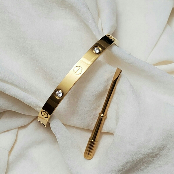 Screwdriver bangle love bangle 18k gold plated - Picture 6 of 15
